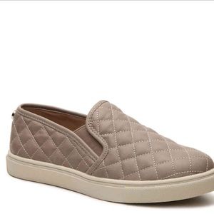 Steve Madden Taupe Slip On- Quilted Pattern
